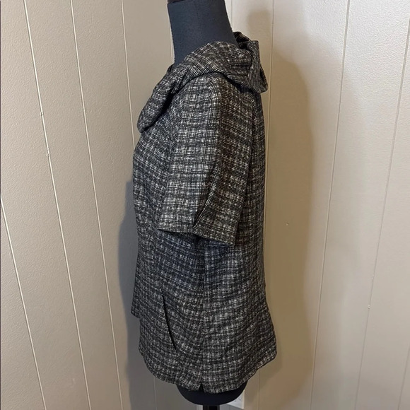 Z Classiques Entier Women’s Large Black and White Sailor Collar Blouse - Picture 3 of 6